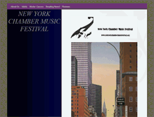 Tablet Screenshot of newyorkchambermusicfestival.org